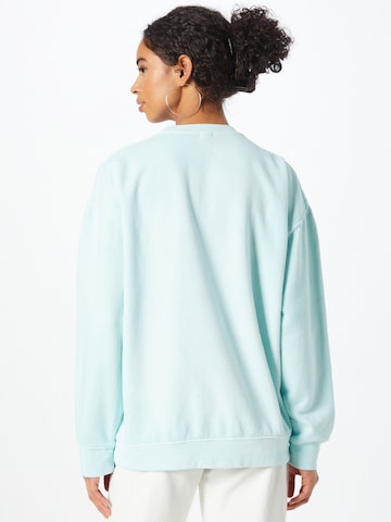 River Island Sweatshirt 'FEELIN PEACHY' in Blue