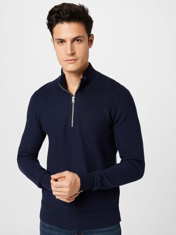 Pull-over s.Oliver en bleu : devant