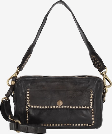 Campomaggi Shoulder Bag 'Bowling' in Black: front