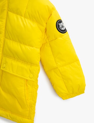 Koton Winter jacket 'Anorak' in Yellow