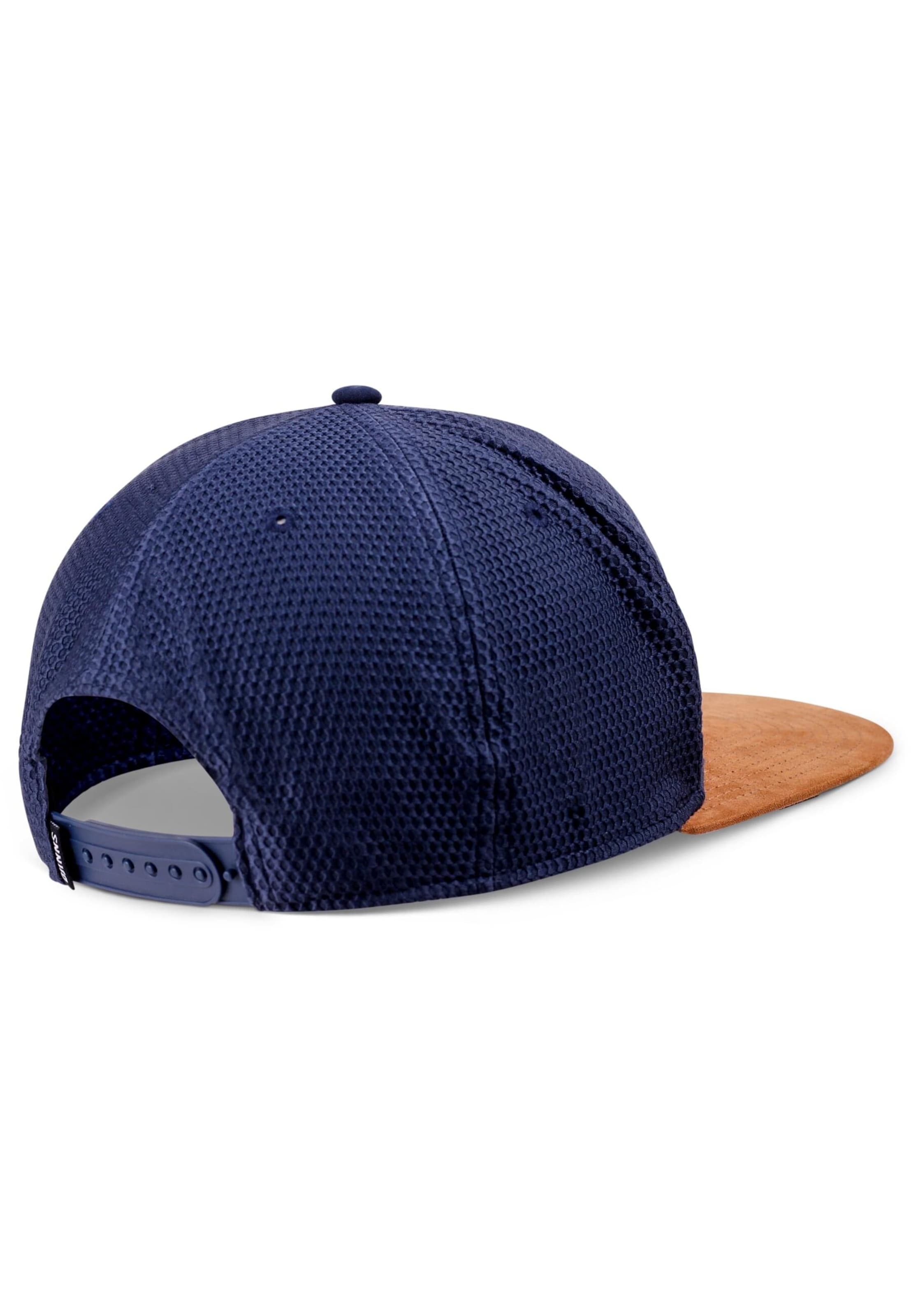 DJINNS Cap 'Honey Knit' in Blau