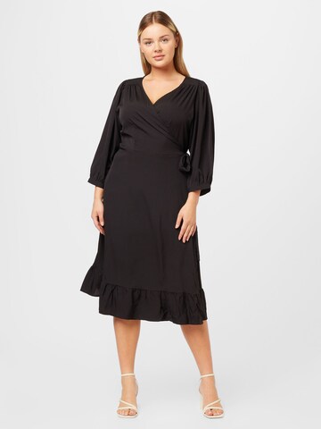 Robe 'LIVIA' ONLY Carmakoma en noir : devant