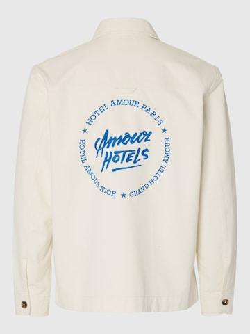 SELECTED - Chaqueta de entretiempo 'Selected x Hotel Amour' en blanco