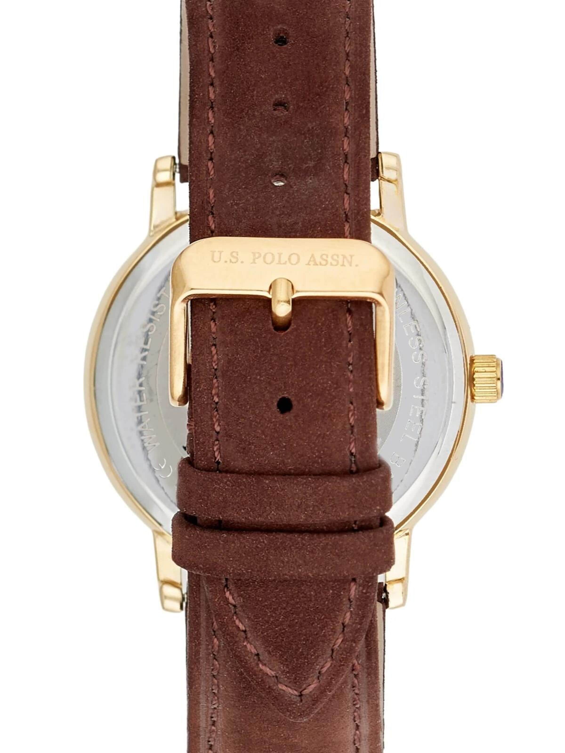 Montre à affichage analogique 'Melville' U.S. POLO ASSN. en jaune