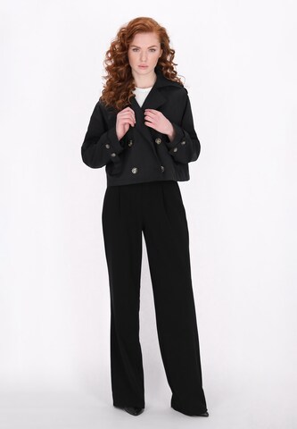 DreiMaster Klassik Between-seasons coat 'Classic Look' in Black