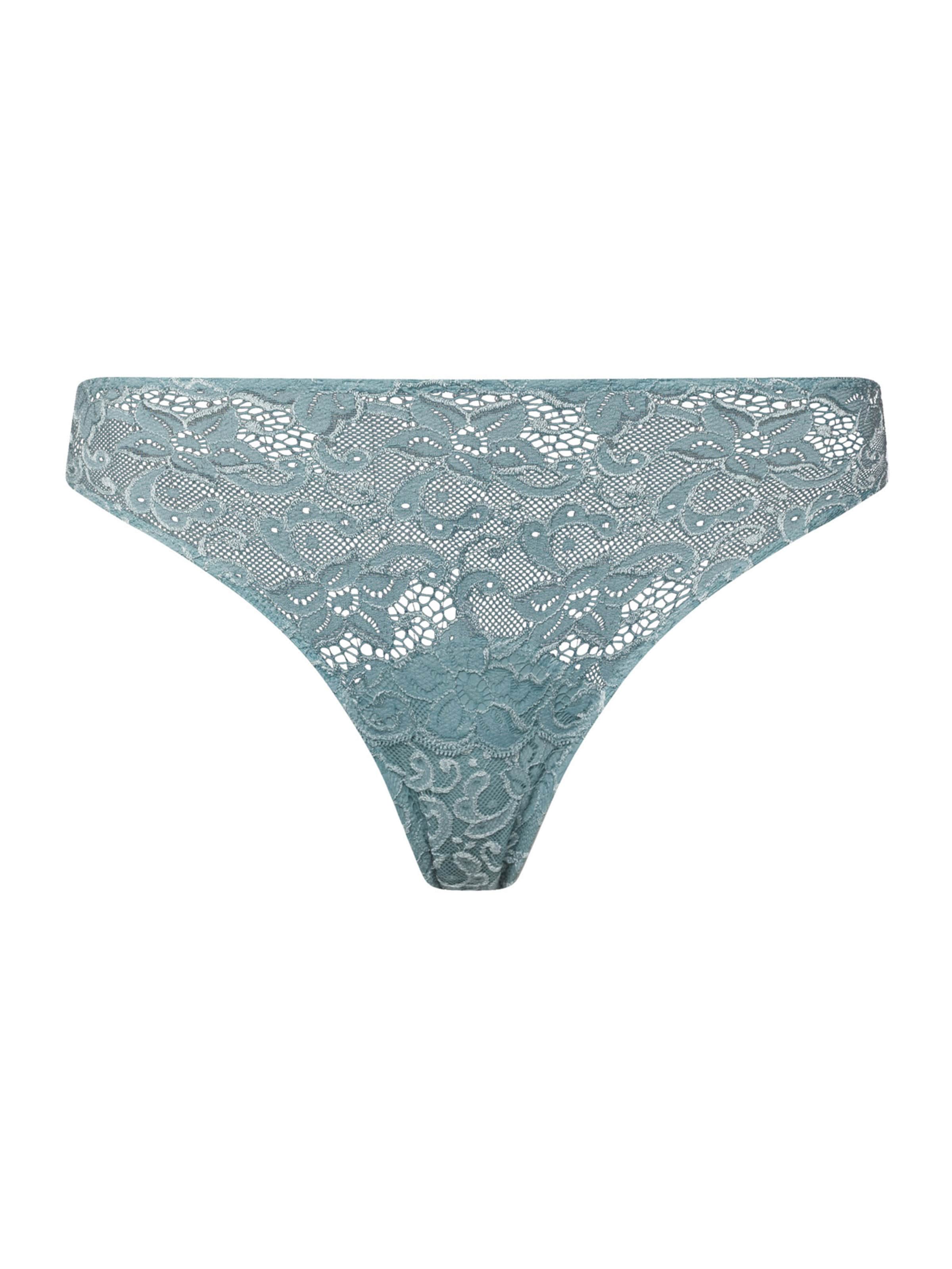 Slip ' Moments ' Hanro en bleu : devant