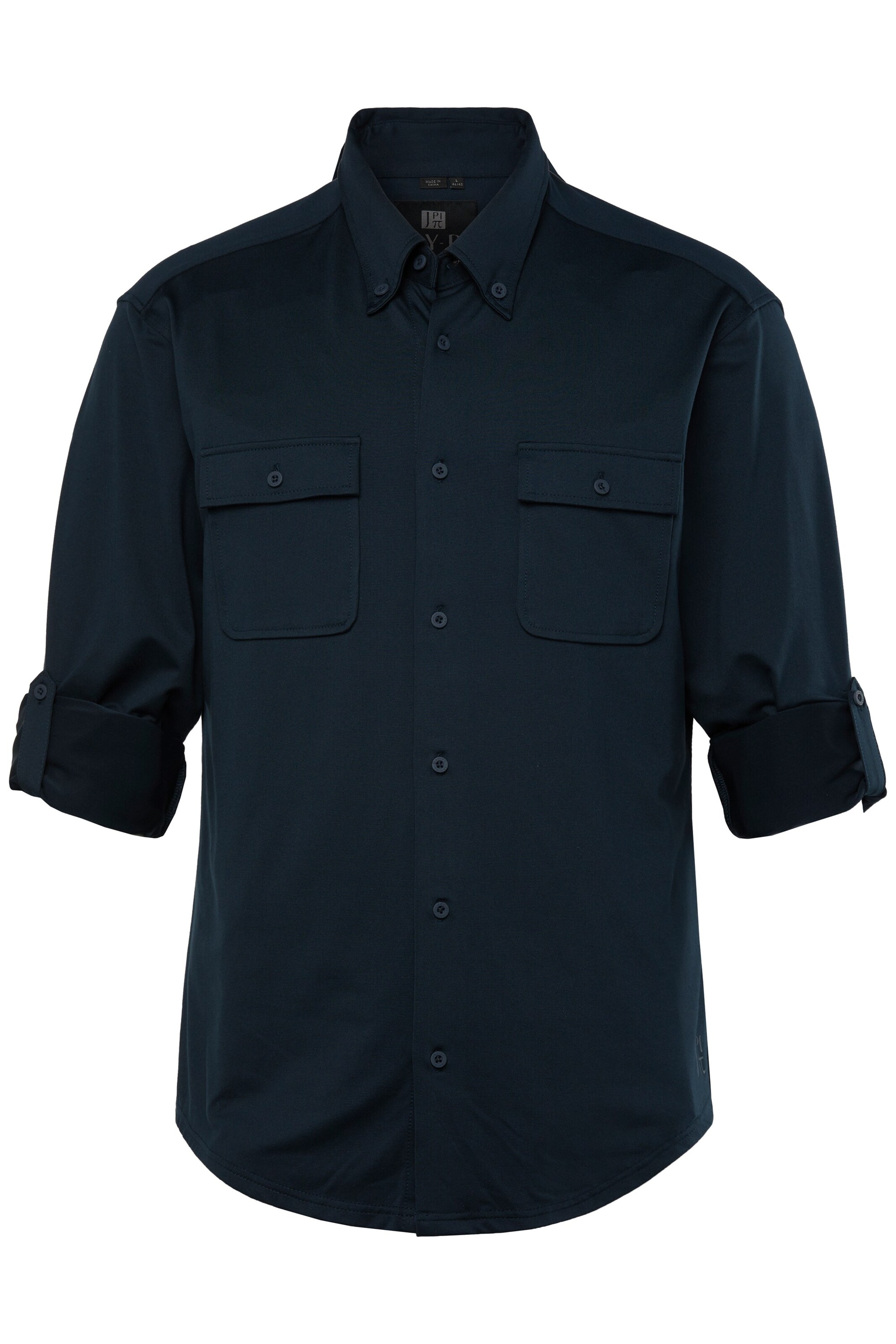 JAY-PI Regular Fit Funktionshemd in Blau