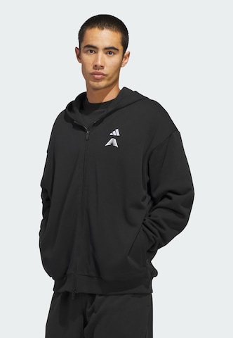 ADIDAS PERFORMANCE - Sudadera con cremallera deportiva 'Adidas x FARM Saccosh' en negro: frente