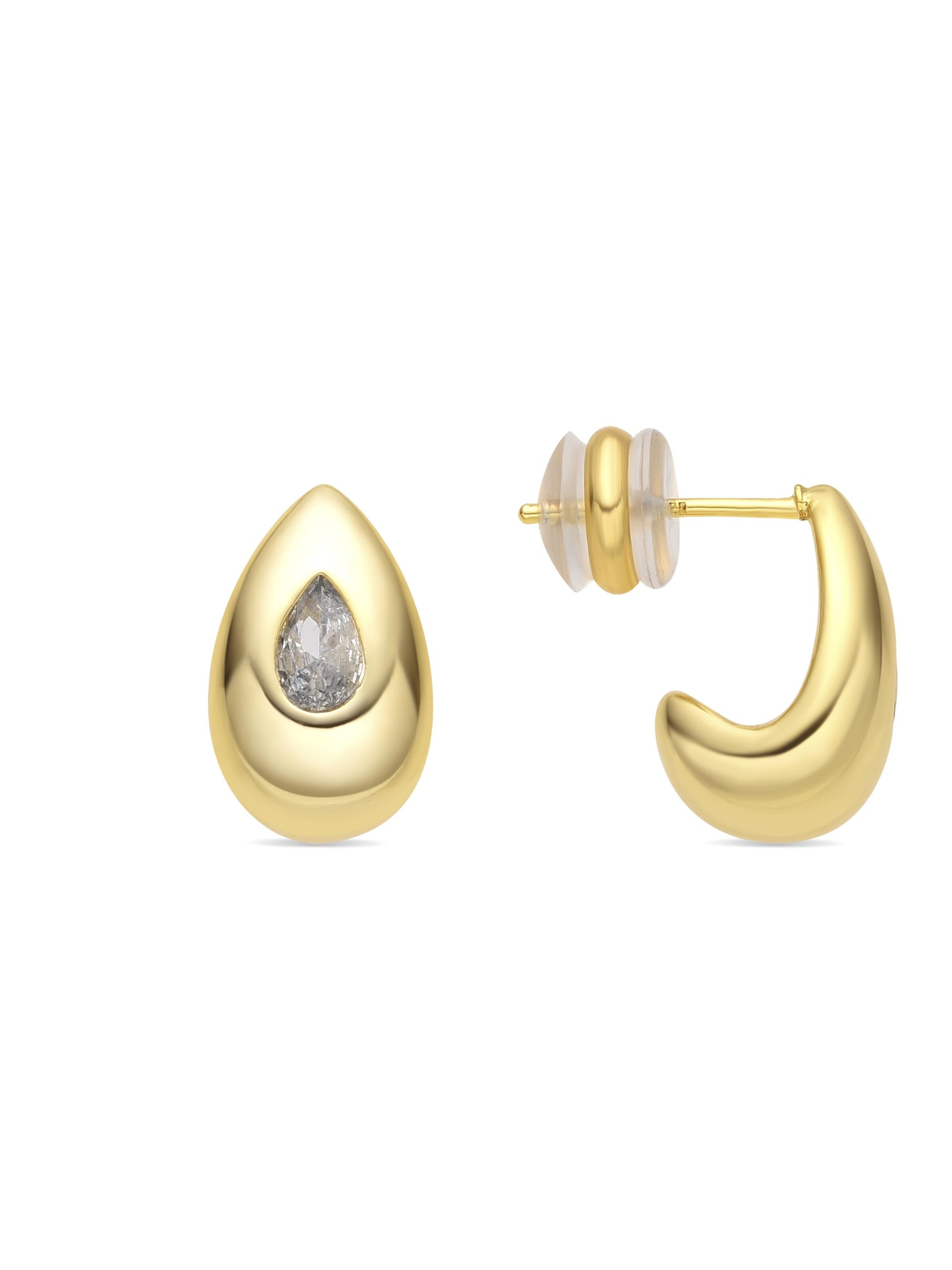 Boucles d'oreilles 'Garai' Luxenter en or : devant