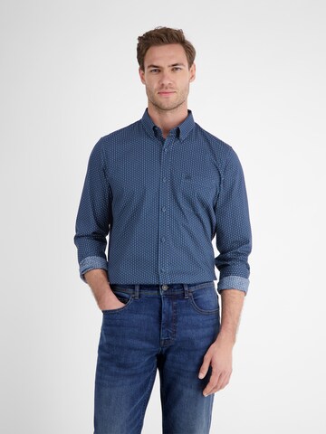LERROS Regular fit Button Up Shirt in Blue