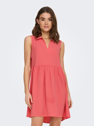 JDY Καλοκαιρινό φόρεμα 'PIPER' σε ροζ: μπροστά