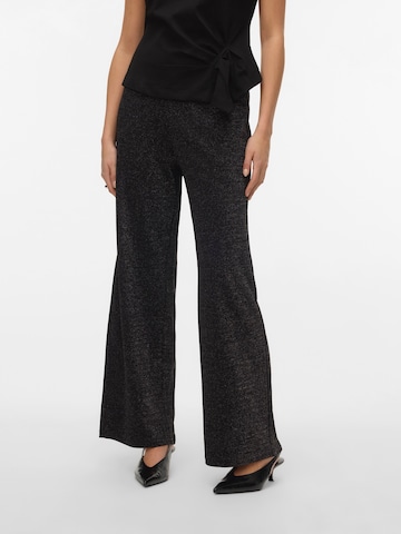 Wide leg Pantaloni 'VMBERLIN' de la VERO MODA pe negru: față