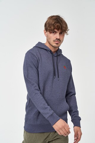 Sweat-shirt 'Erdbeere' Mikon en bleu