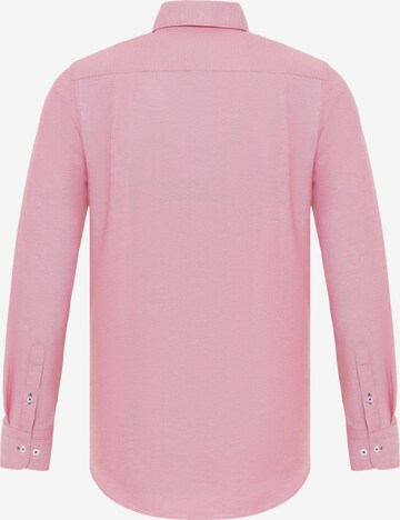 Regular fit Camicia 'EDIZ' di DENIM CULTURE in rosa