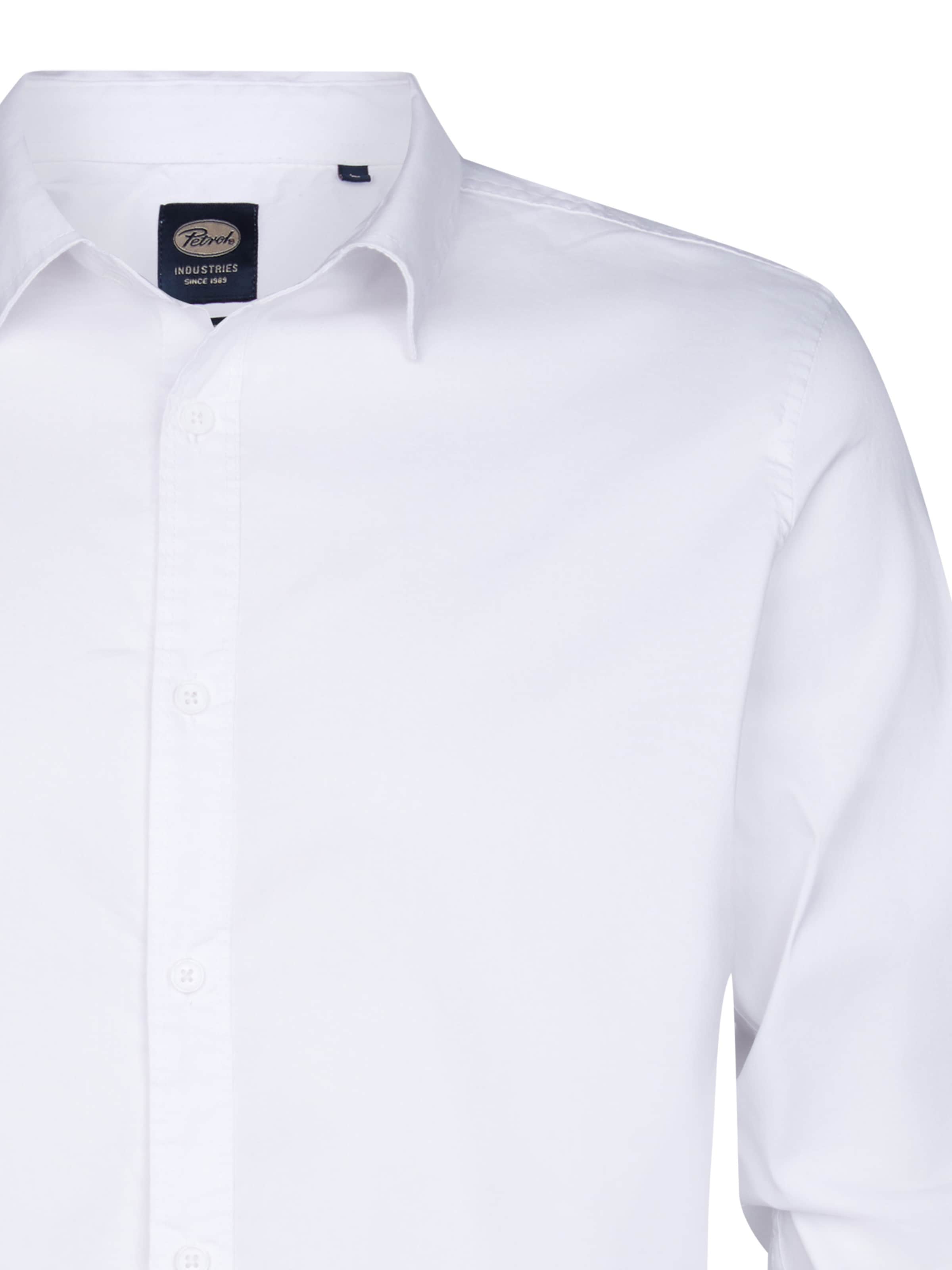 Petrol IndustriesSlim Fit Košulja - bijela boja