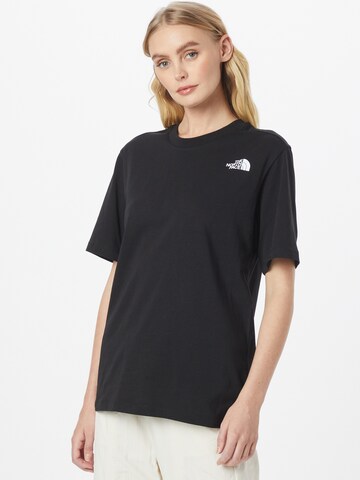 THE NORTH FACE Performance shirt 'Redbox' in Black: front