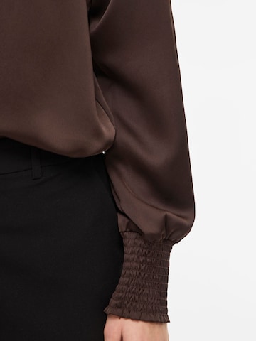 VILA Blouse 'VIEllette' in Brown