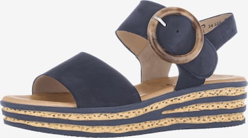 Sandalo di GABOR in blu: frontale