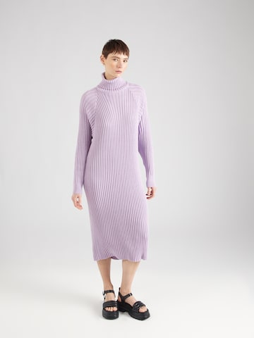 Y.A.S - Vestido de malha 'Mavi' em roxo: frente