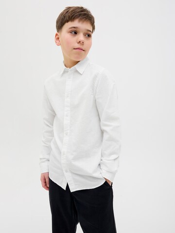 Coupe regular Chemise 'JJEBreeze' Jack & Jones Junior en blanc