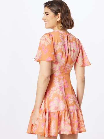 Dorothy Perkins Letnia sukienka w kolorze pomarańczowy