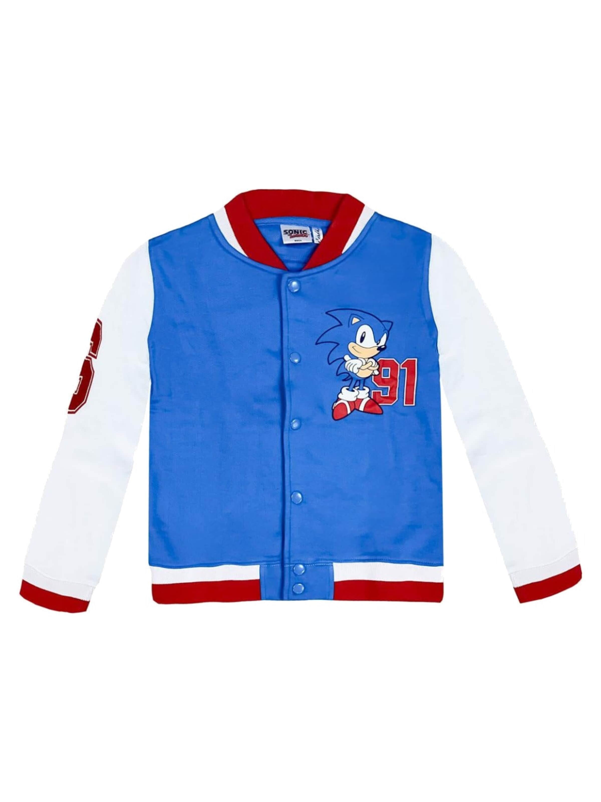 Veste de survêtement 'Sonic the Hedgehog Vest Kind' Sonic the Hedgehog en bleu : devant