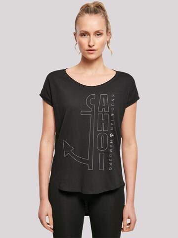 T-shirt 'Ahoi' F4NT4STIC en noir : devant