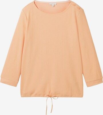 T-shirt TOM TAILOR en orange : devant