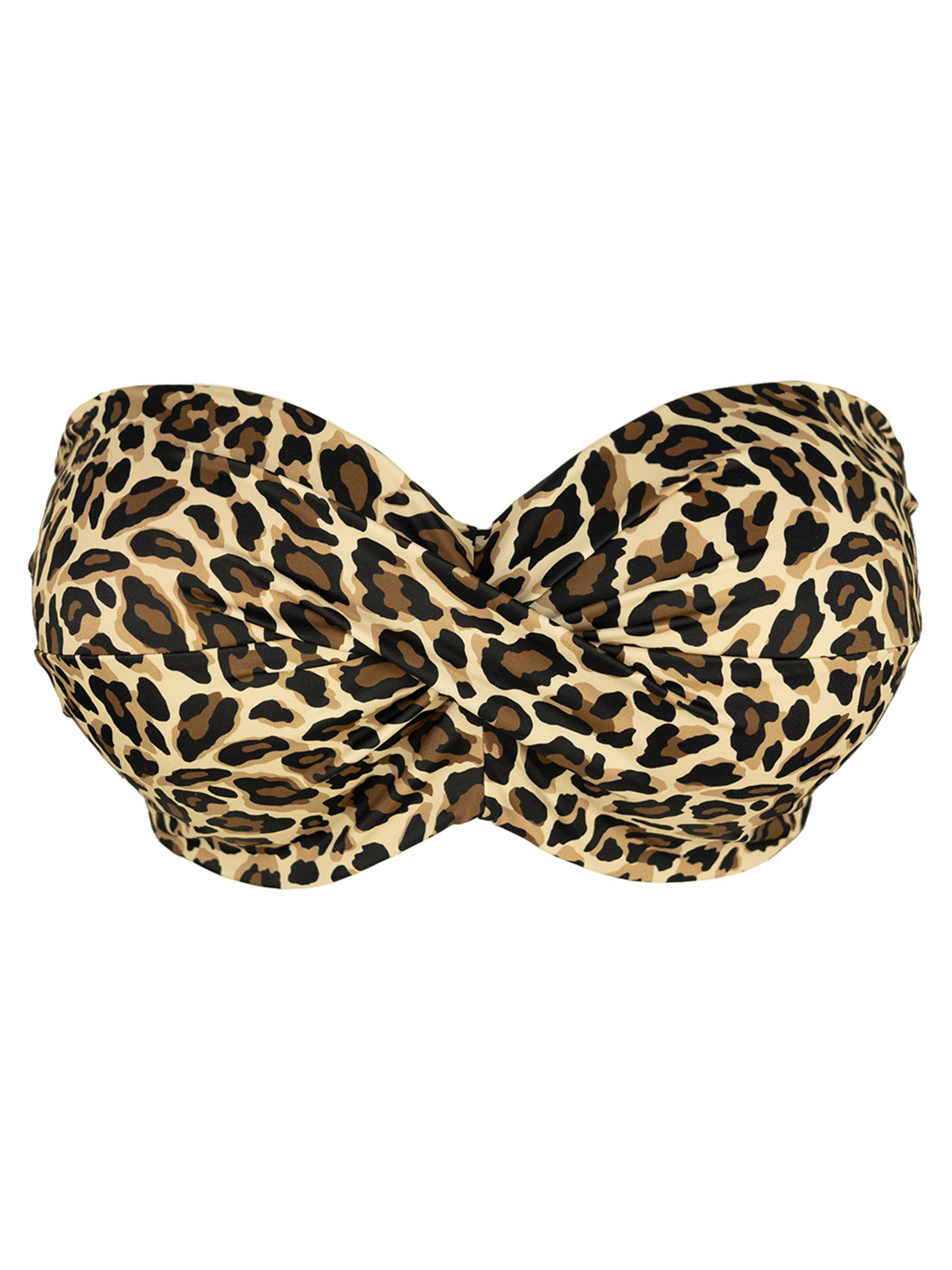SugarShape Bandeau Bikini zgornji del 'Monaco Loop' | rjava barva