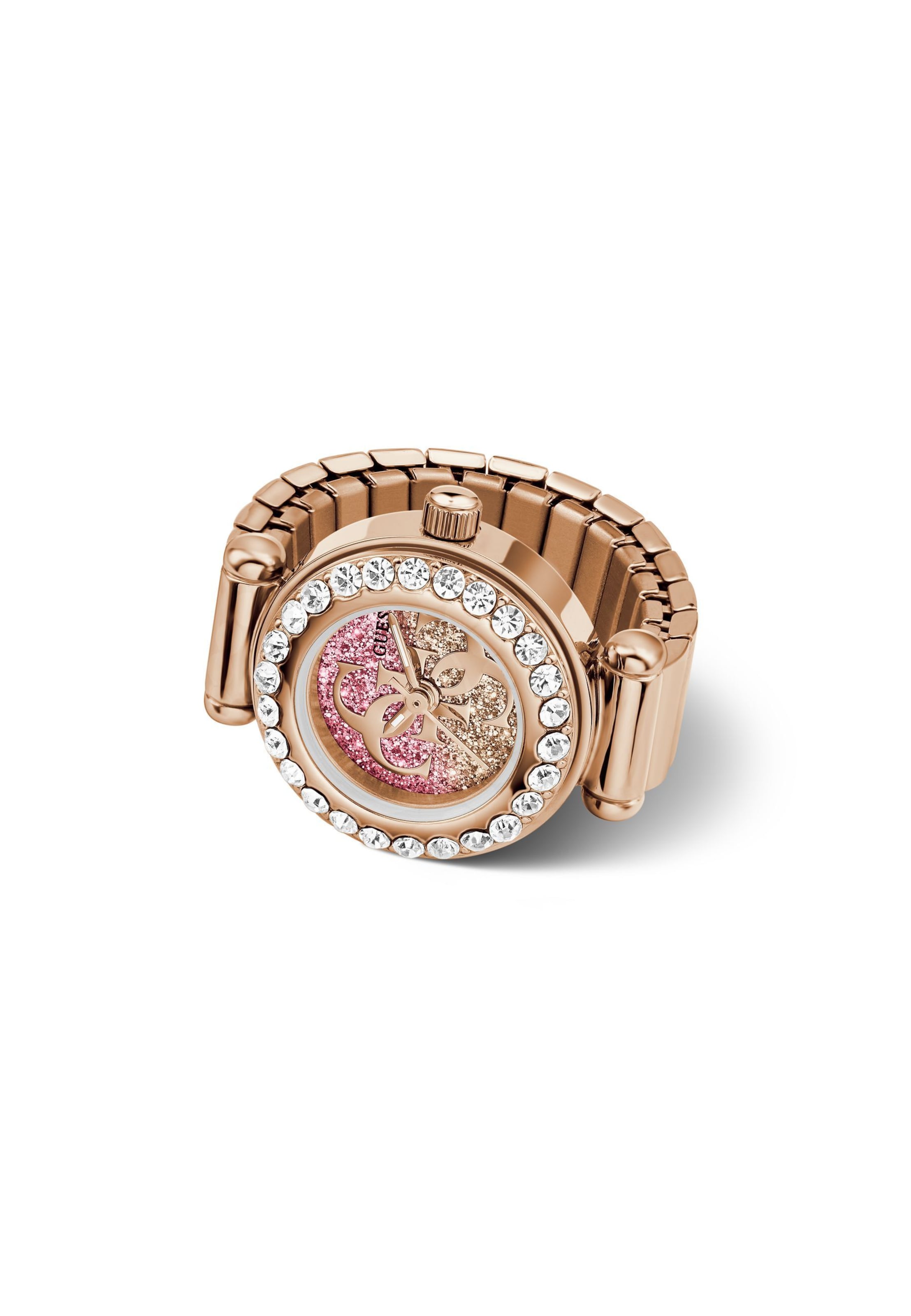 GUESS Analoguhr in Pink: Vorderseite