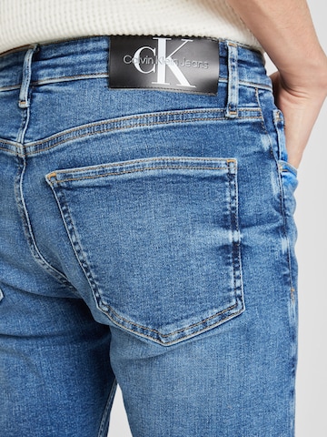 Calvin Klein Jeans Скинни Джинсы в Синий