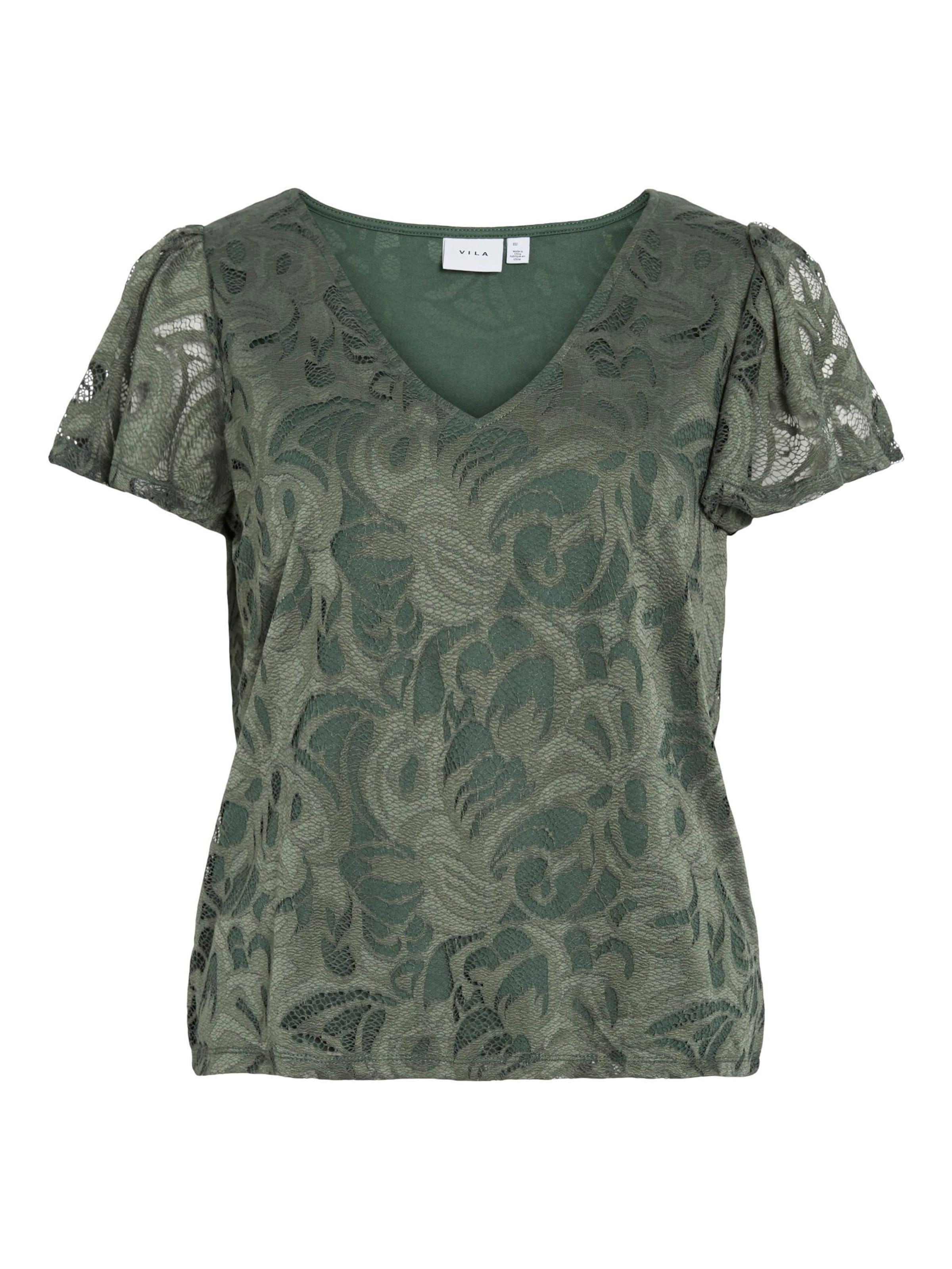 VILA Blouse 'VIStasia' in Green: front