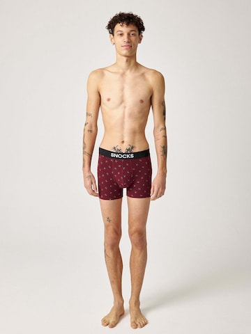 SNOCKS Boxer shorts in Red