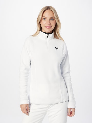 ZIENER - Sweatshirt de desporto 'JEMILA' em branco: frente