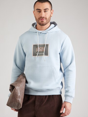 Felpa 'JJRAIN' di JACK & JONES in blu: frontale
