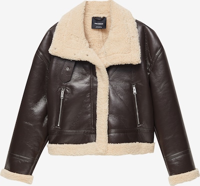 Pull&Bear Jacke in braun / weiß, Produktansicht