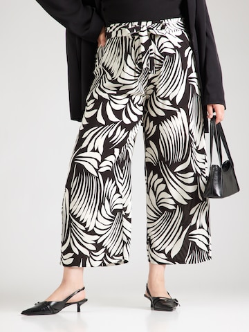 Z-One Wide leg Pants 'Ci44ra' in Black: front