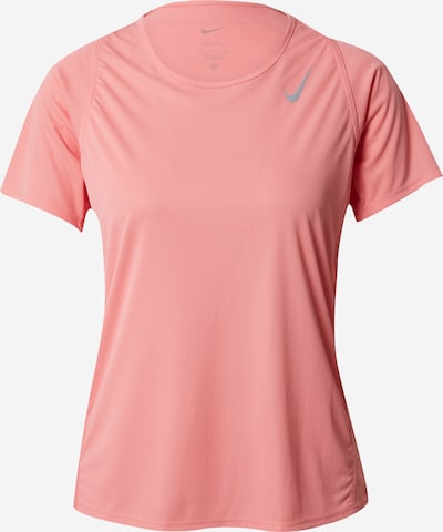 NIKE T-shirt fonctionnel 'RACE' en pitaya / argent, Vue avec produit