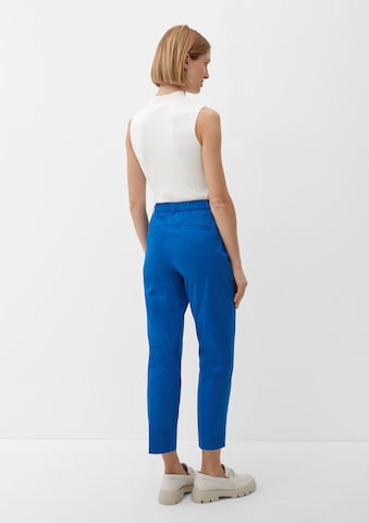 s.Oliver BLACK LABEL - regular Pantalón chino en azul