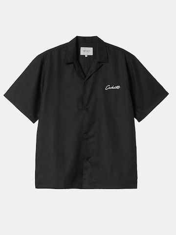 Carhartt WIP Comfort Fit Hemd 'Delray' in Schwarz