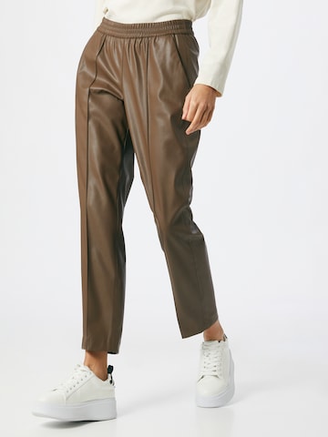 Regular Pantalon 'Canil' Someday en marron : devant