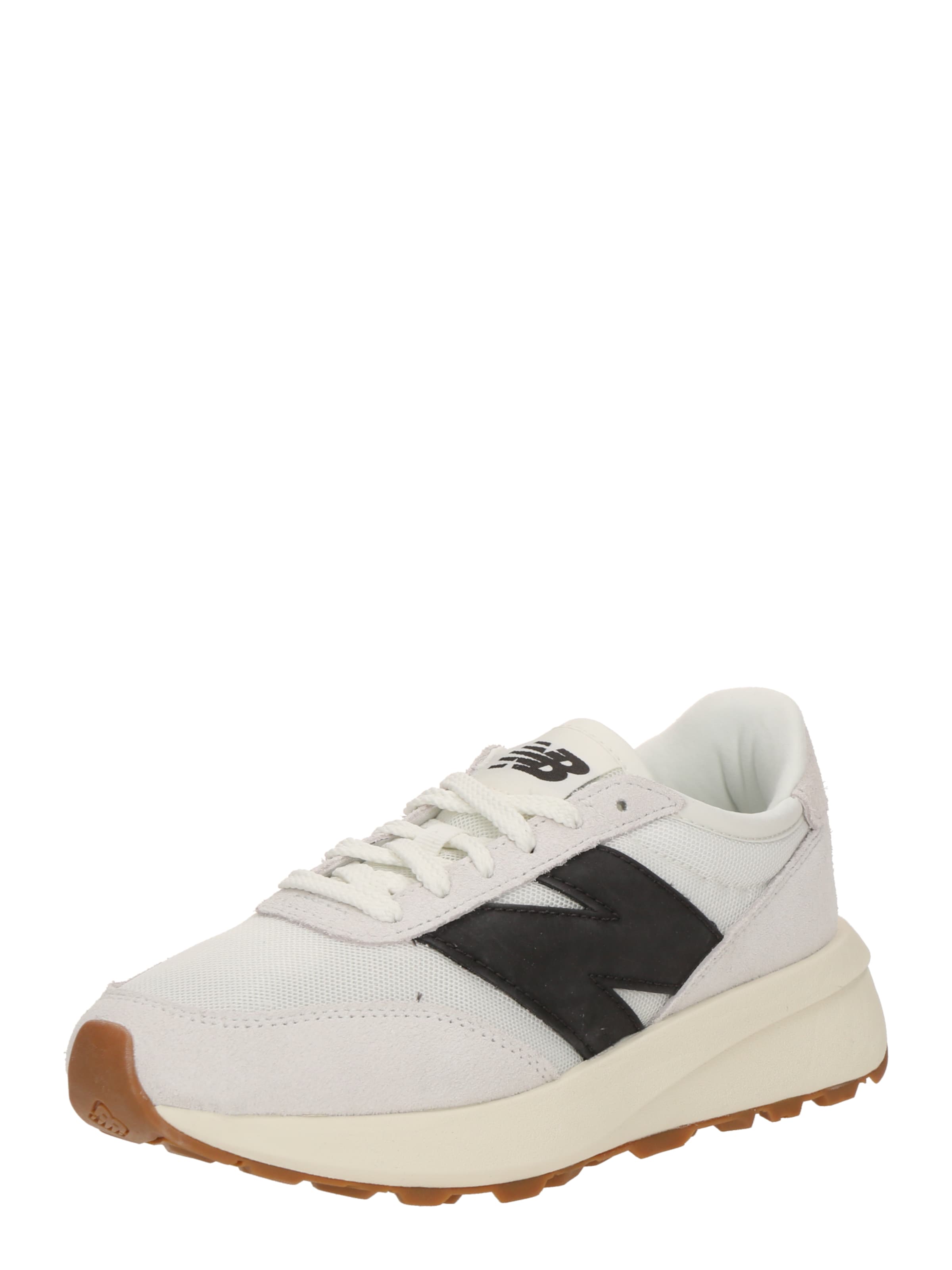 Sneaker bassa '370' di new balance in bianco: frontale