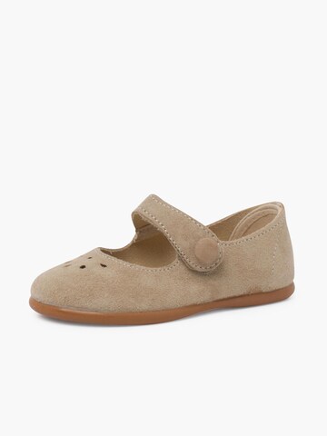 Ballerines Pisamonas en beige : devant