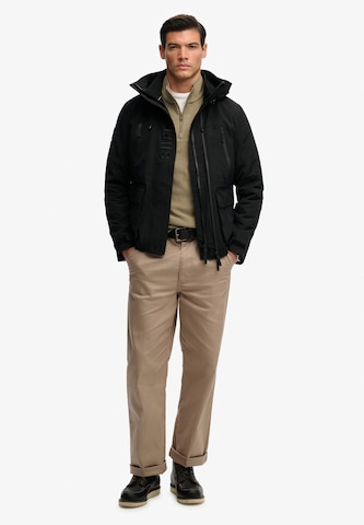 Superdry & Co Winter Parka in Black