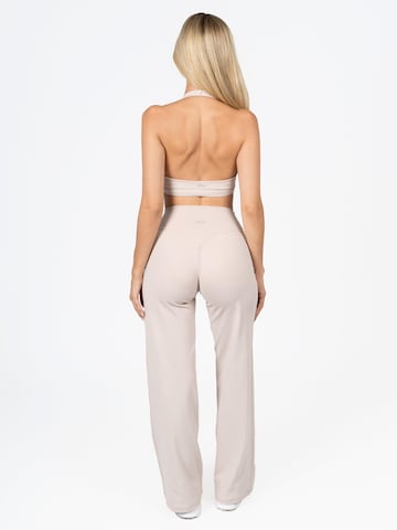 dayr Wide leg Workout Pants 'Wide Leg Pants' in Beige