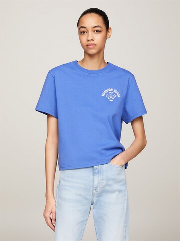 Tommy Jeans Shirt in Blauw: voorkant