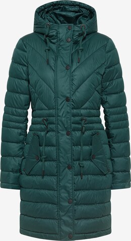 DreiMaster Klassik Winter Coat in Green: front