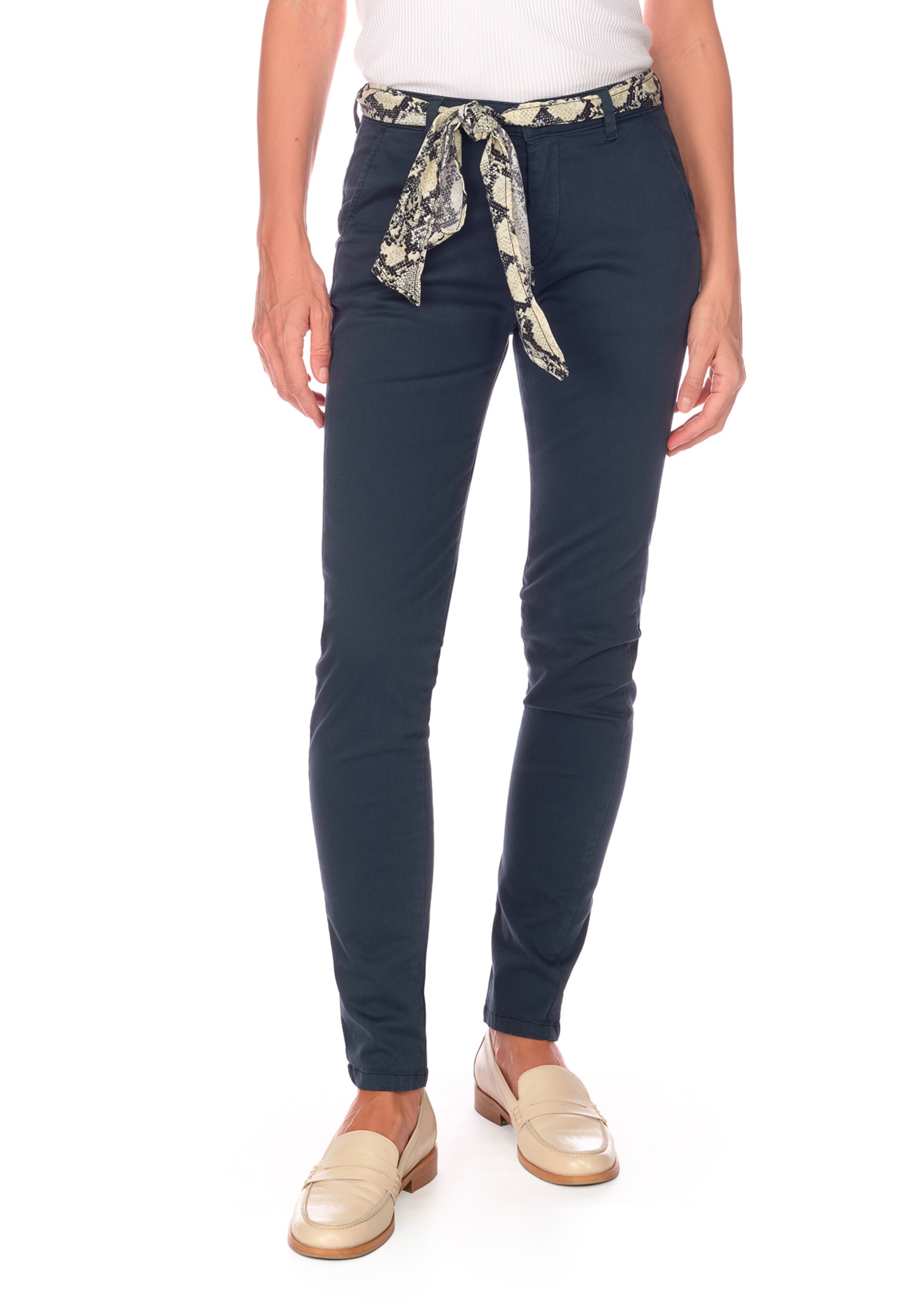 Le Temps Des Cerises Regular Chino Pants DYLI 5 in Blue ABOUT YOU