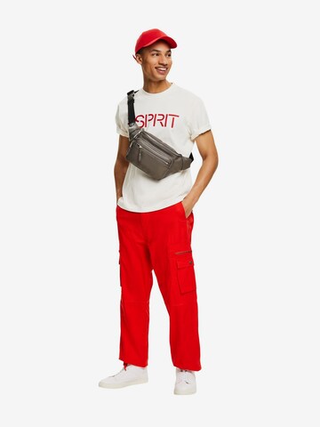 ESPRIT Regular Cargo Pants in Red