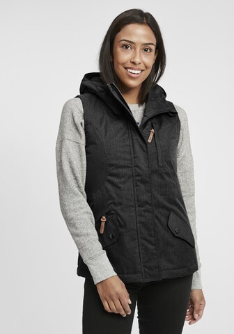 Oxmo Bodywarmer 'Belissa' in Zwart: voorkant